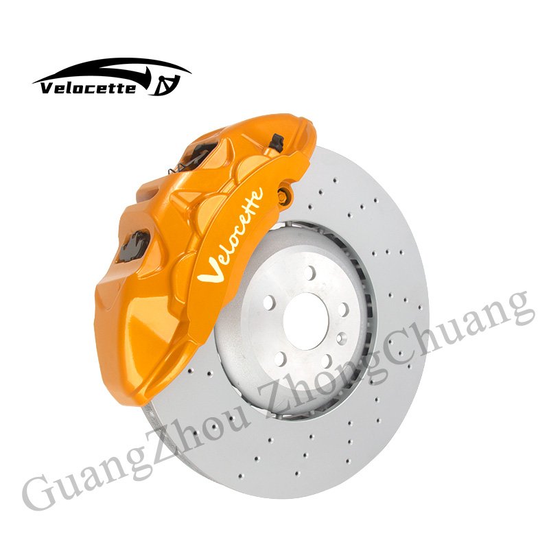 6 Piston S90 Racing Brake System Aluminum Casting Technology Fit Kit VW Mk2 Golf 3 Mk4 Golf 5 GTI Mk6 7R Brake Calipers