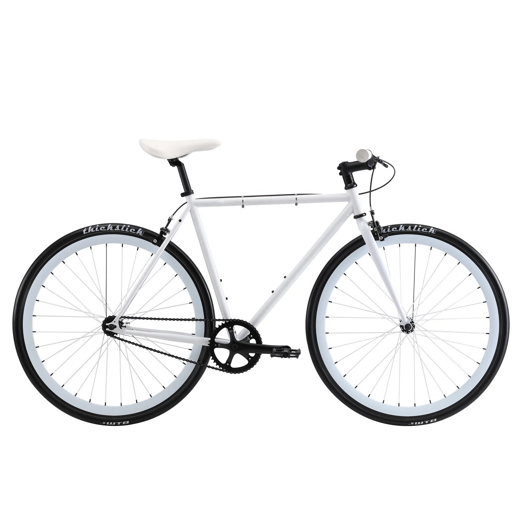 Lightweight 1 Speed Mens Mtb Bike Hi-Ten Steel Frame Adult Fixed Gear Bike Single Speed Racing Bicycle for Sale
