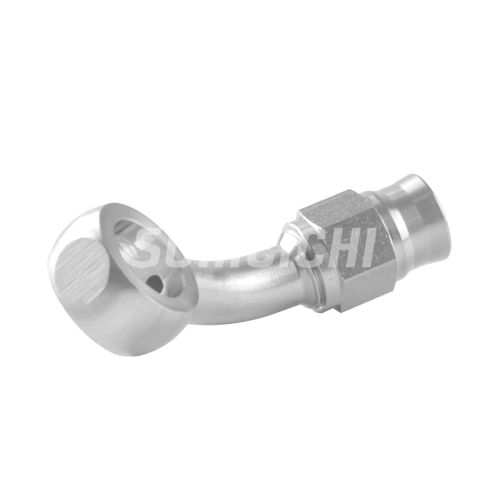 SUMEICHI Racing Parts 45 Degree Stainless Steel Brake Hose Banjo Fittings