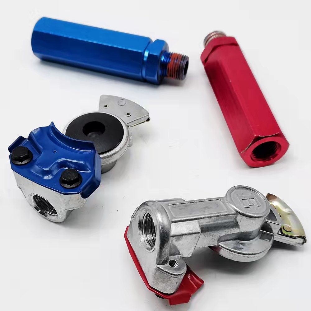 Gladhand Handle Kit for Semi-trailers, Trailers or Tractors, Glad Coupler with Extended Handle for Brake Systems