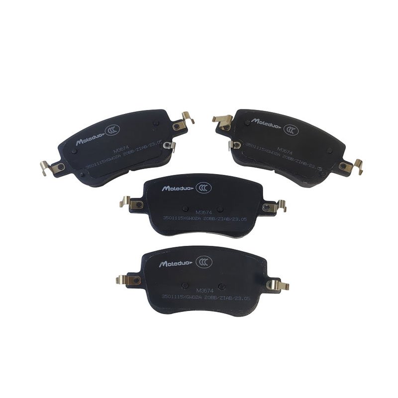 M3674 Ceramic Front Car Brake Pad for Great Wall Ora Good Cat 3501115XGW02A 2675001 2675002 Factory Direct Wholesale
