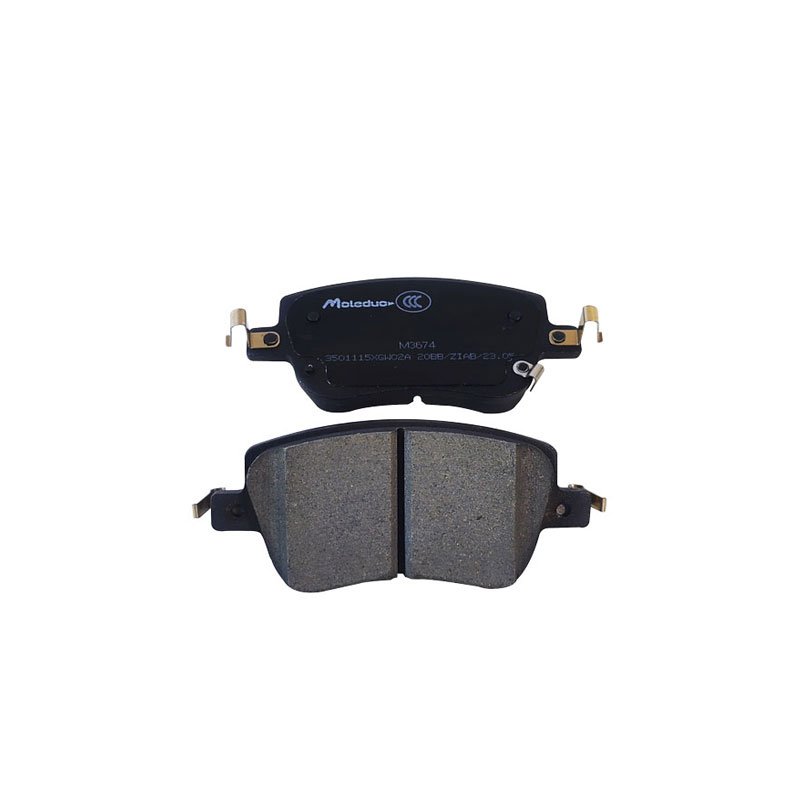 M3674 Ceramic Front Car Brake Pad for Great Wall Ora Good Cat 3501115XGW02A 2675001 2675002 Factory Direct Wholesale