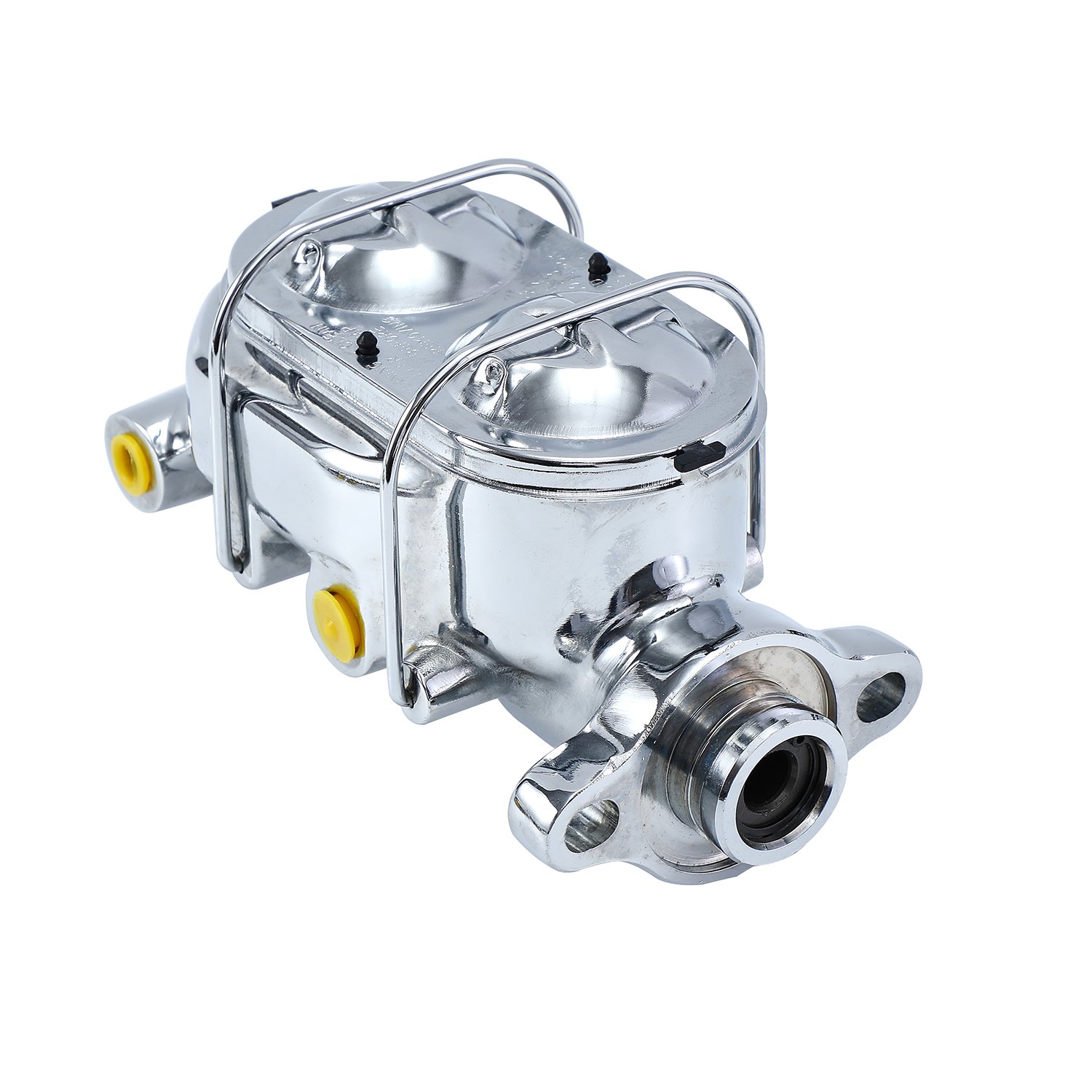 1 in Bore Master Cylinder 55-57 Fullsize for Chevy Aluminum Brake Booster Conversion Kit Chrome Disc/drum