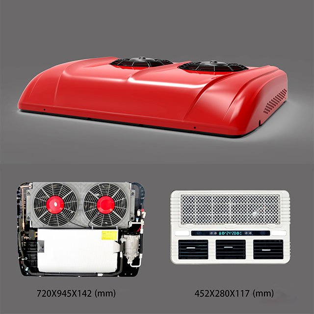 Factory Directly 24V 12V Electric Air Conditioner Parking Air Conditioner for Trucks Cars