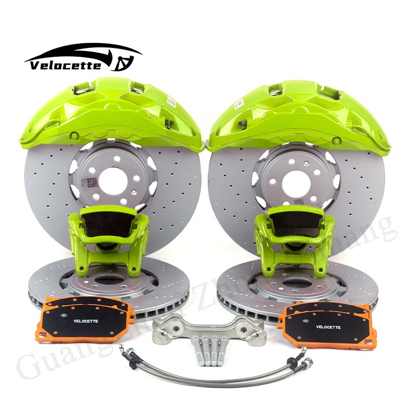 Upgrade Big Brake Calipers Kit 10N 10 Pot for Audi A1 A2 A36A4L A6L A7 A8 Rs4 RS5 Q8 porsche 10n Front and Rear Wheels