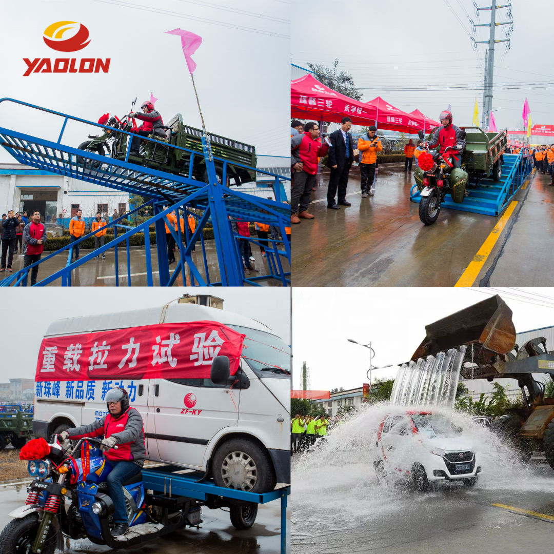 YAOLON China Manufacturer Factory Trike Tuk Tuk Three Wheels 200cc 300cc Gasoline Price Cargo Tricycle Motorcycle