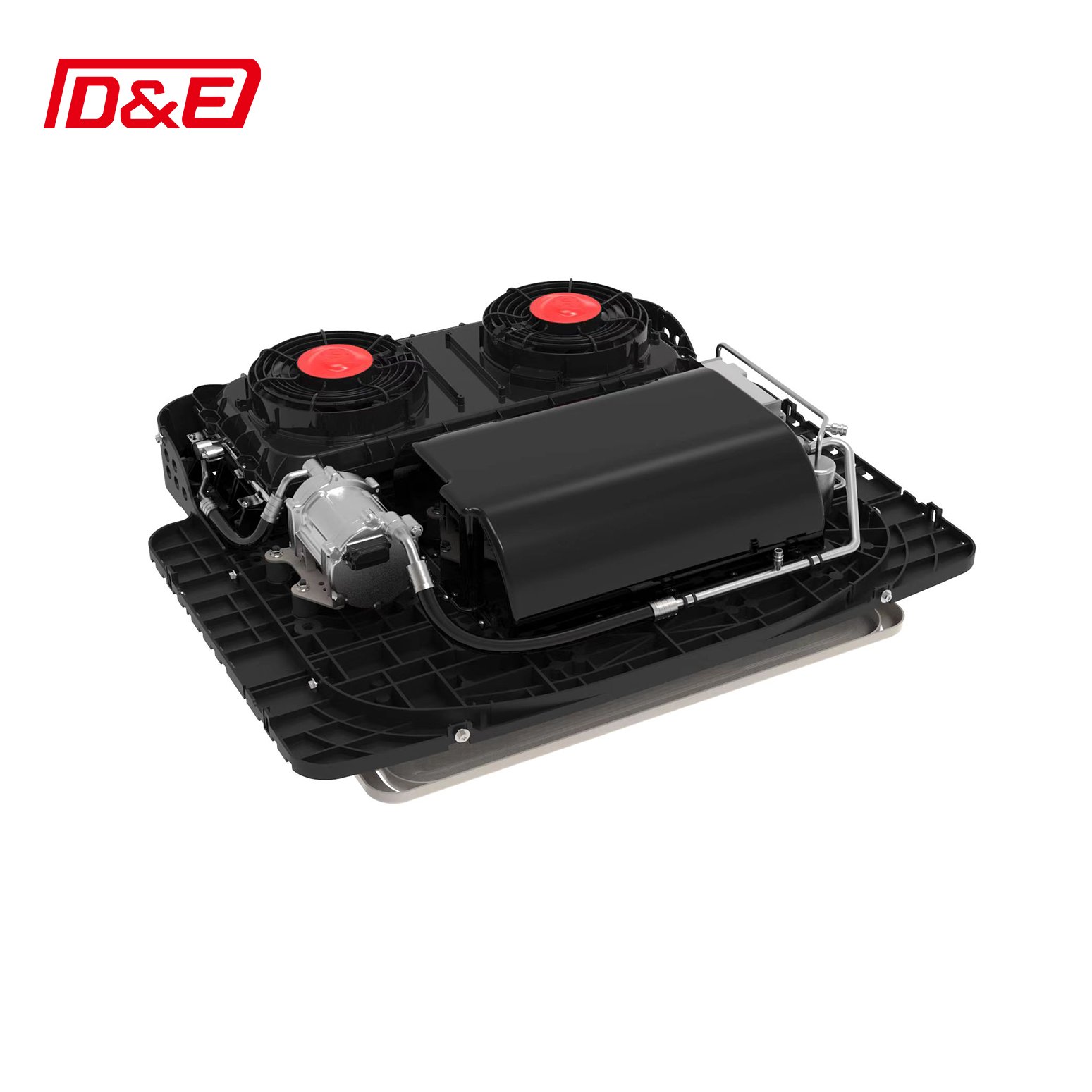 2024 New Style Parking Air Conditioner Rooftop Air Conditioner For Truck RV Camper Van Tractor Parking Air Conditioner 12v 24v