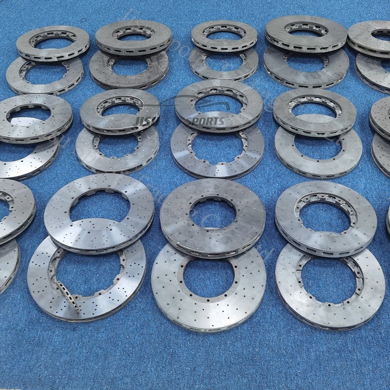 Carbon Fiber Car Ceramic Brake Disc 330 355 400 420mm Brake Rotor for Audi S6 S7 C7 RS5 RS6 RS7 Porsche Benz