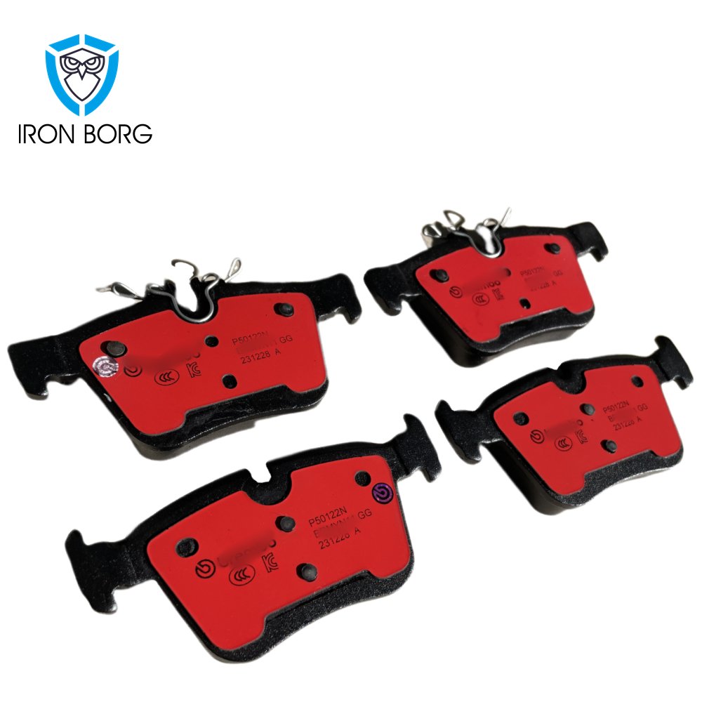 For Mercedes-Benz W205 C450 43 AMG X253 C253 200 EQ Brembo Front and Rear Brake Pads Kit
