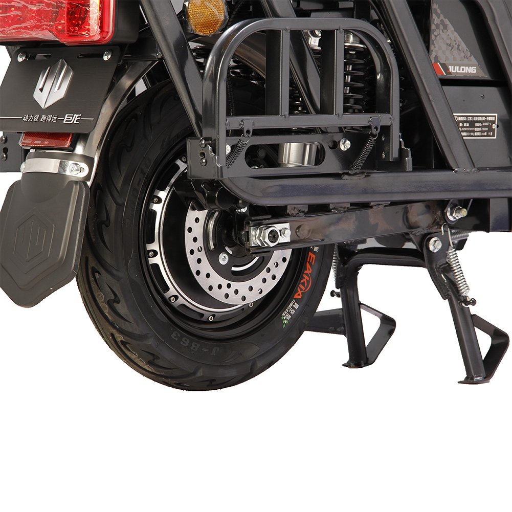 Julong High Speed Electric Motorcycle for Delivery, 400Kg Loading Classic Electric Delivery Motorcycle