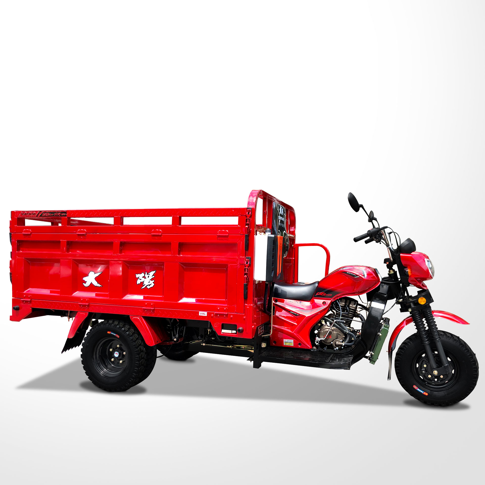 150cc 175cc 200cc 250cc Three Wheel Electric 60V Drum Hot Selling Adult Cargo Tricycle Petrol Tipper Motorized Tricycle