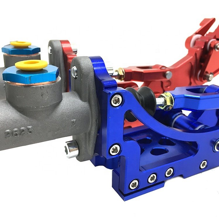 Universal 3 Color E-brake Cnc Aluminum Hydraulic Adjustable Racing Handbrake Vertical Horizontal Brake