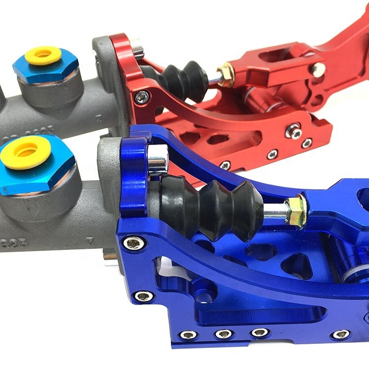 Universal 3 Color E-brake Cnc Aluminum Hydraulic Adjustable Racing Handbrake Vertical Horizontal Brake