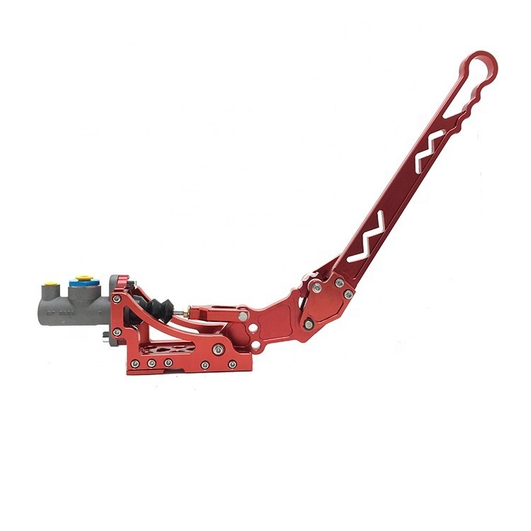 Universal 3 Color E-brake Cnc Aluminum Hydraulic Adjustable Racing Handbrake Vertical Horizontal Brake