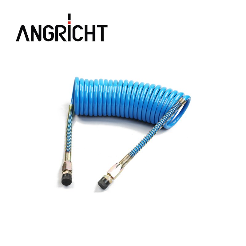 High Quality Truck air Brake Coils Hose PU/PA Flexible Spiral Coil Hose for Truck Trailer