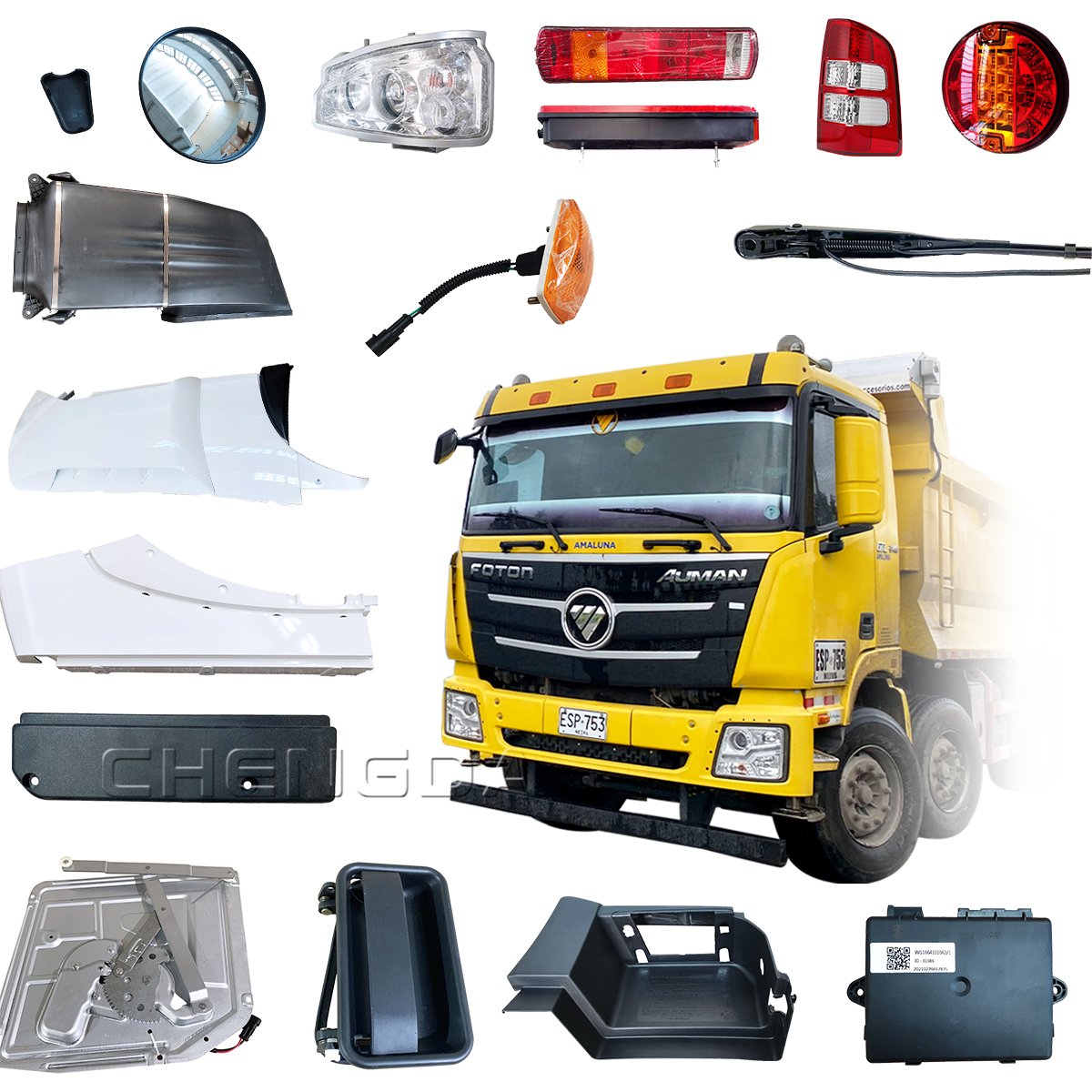 Cheap Howo 371hp Filters Engine Cab Chinese Truck Parts for Sale