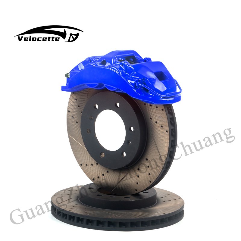 Racing 4 Pot Big Brake Caliper Kit AUTO Brakes 355mm Brake Disc 18 Inch RIMS for Honda Ciciv Accord 2018 2016 TOYOTA BMW GTR VW