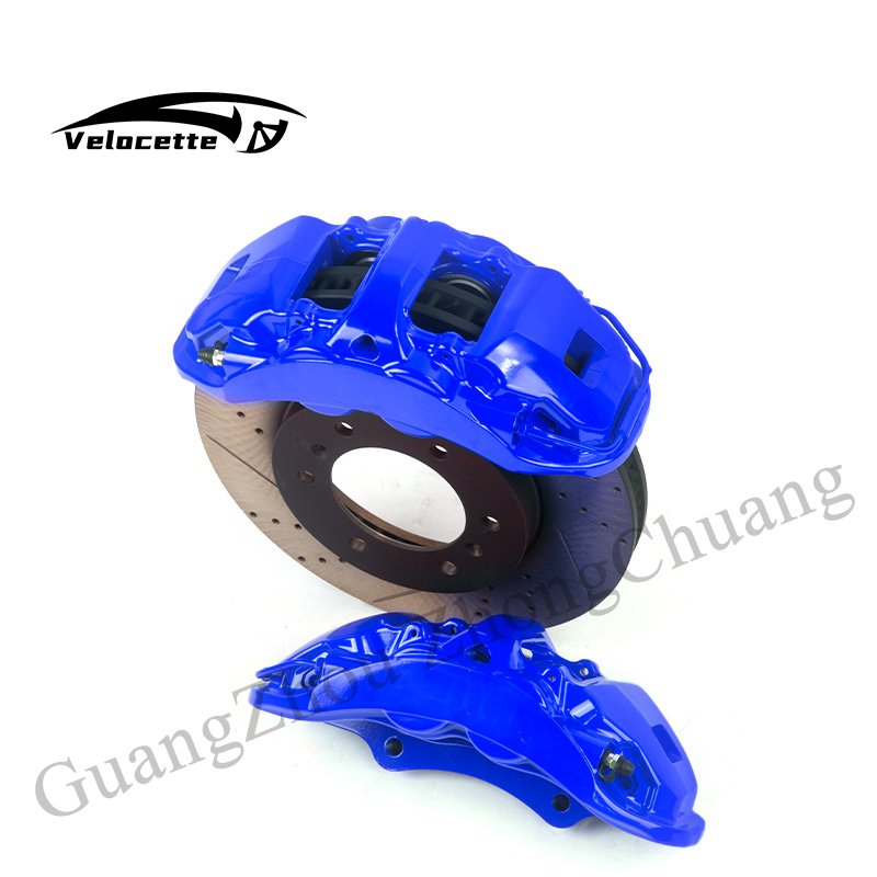 Racing 4 Pot Big Brake Caliper Kit AUTO Brakes 355mm Brake Disc 18 Inch RIMS for Honda Ciciv Accord 2018 2016 TOYOTA BMW GTR VW