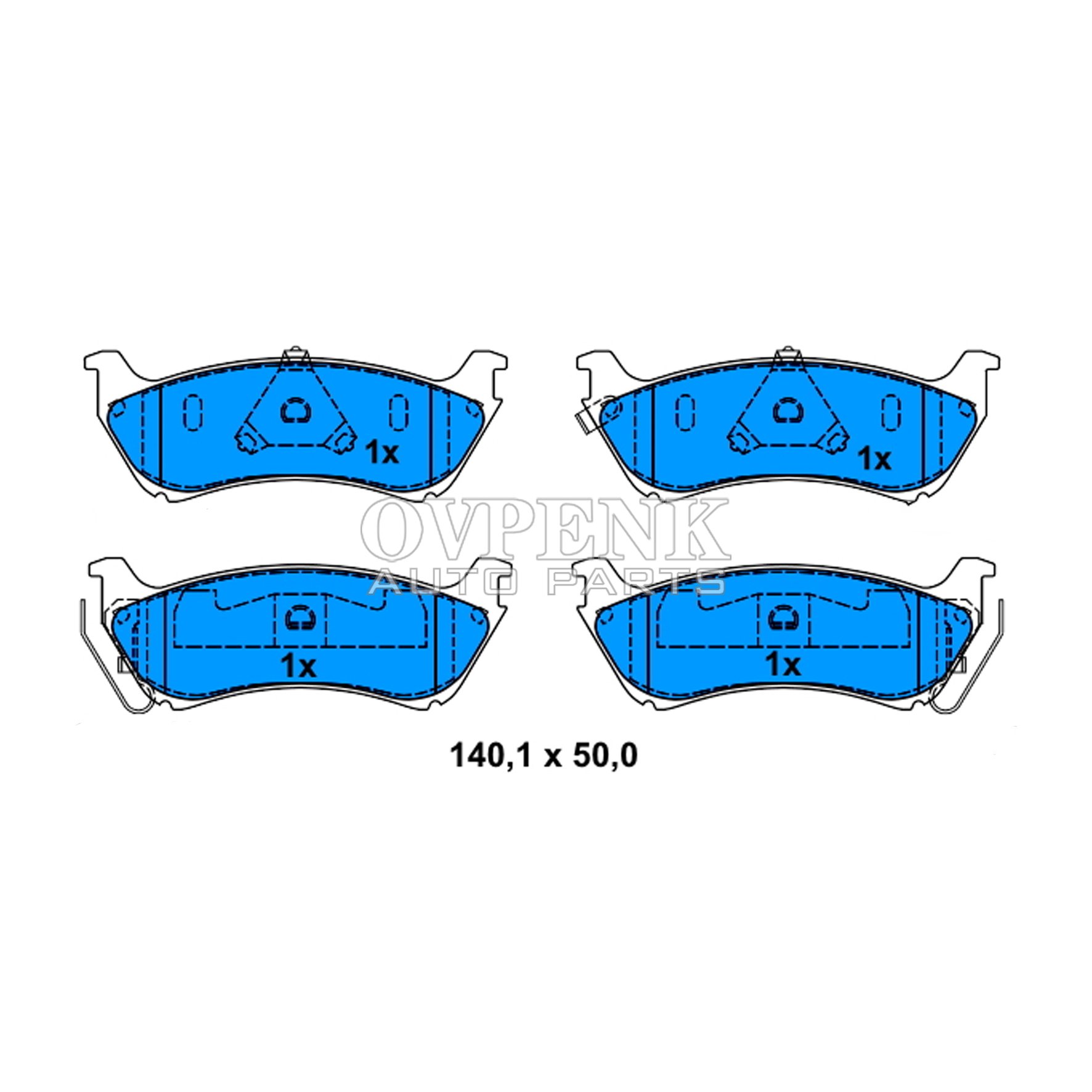 Car Spare Parts Auto Brake Pads On Sale For MERCEDES BENZ M-CLASS (W163)1998-2005 1634200420 D761 car wheels
