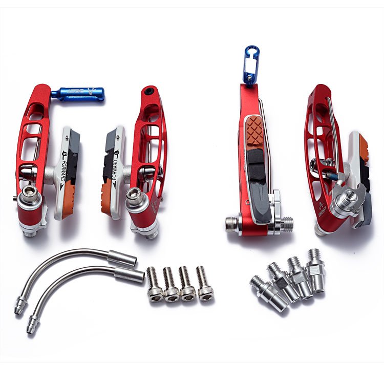 CNC AL6061-T6 Bicycle V Brake with High Quality Brake Pads