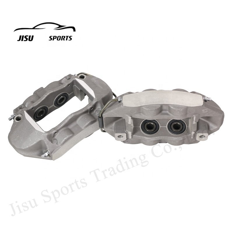 17 Inch GT4 4 Pot Brake Calipers With Carbon Fiber Ceramic Brake Disc Kits Rear 330-400MM for Toyota LC200 300 Highlander VW CC