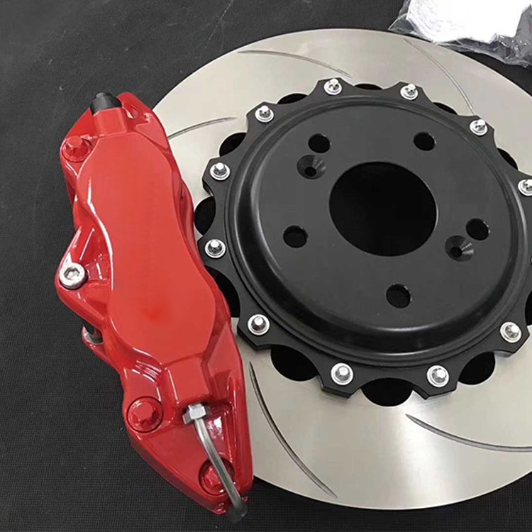 Aluminum 4 Pistons Brake Caliper Kit 9200 with 350-390mm Rotor Auto Brake System for AMG C63 Mercedes Benz