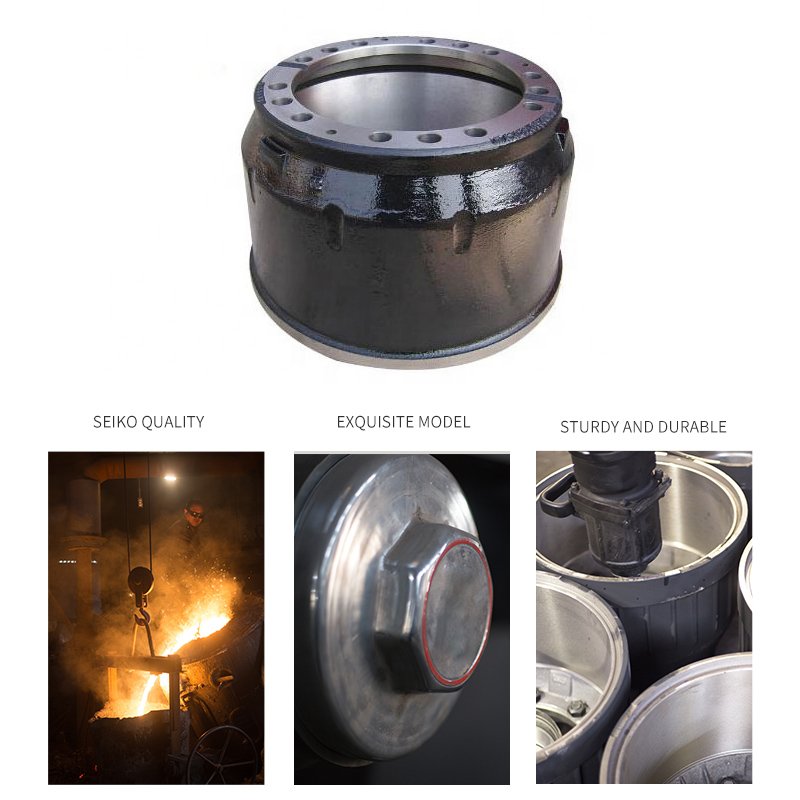 Hot Selling High Quality Heavy Duty Truck Rear Axle Brake Drum 6743561202 for MERCEDES-BENZ