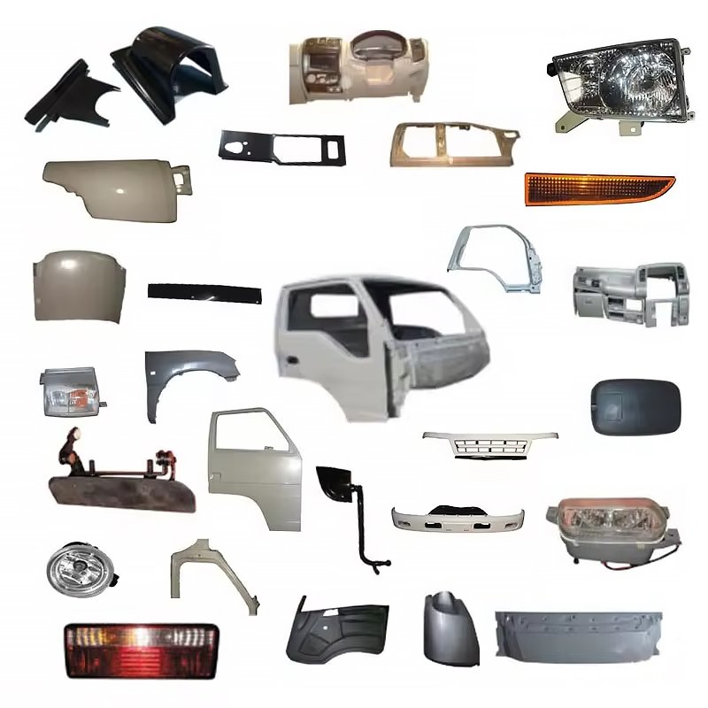 Truck Brake Shoes Fuel Tank Brake Pad Box Truck Doors Cabin Leaf Spring for Trailer