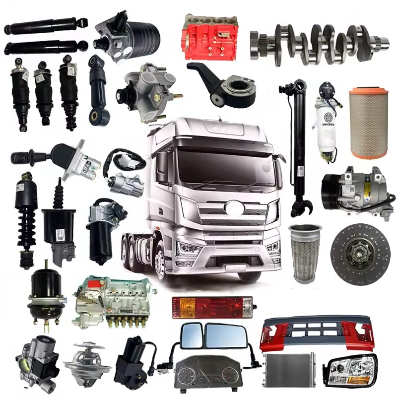 Truck Brake Shoes Fuel Tank Brake Pad Box Truck Doors Cabin Leaf Spring for Trailer