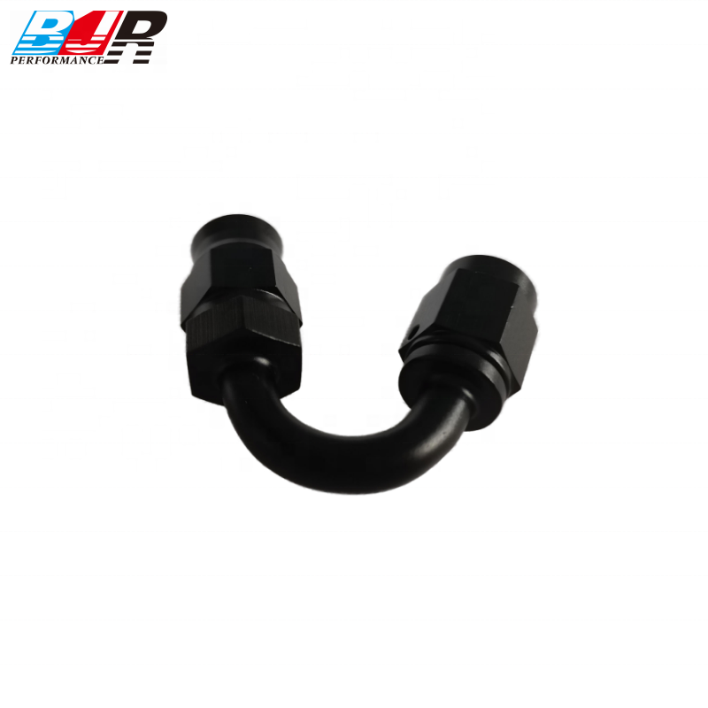 BJR Performance Parts Aluminum 150 Degree Forged Hose Ends Brake Quick Release AN3 PTFE Fittings