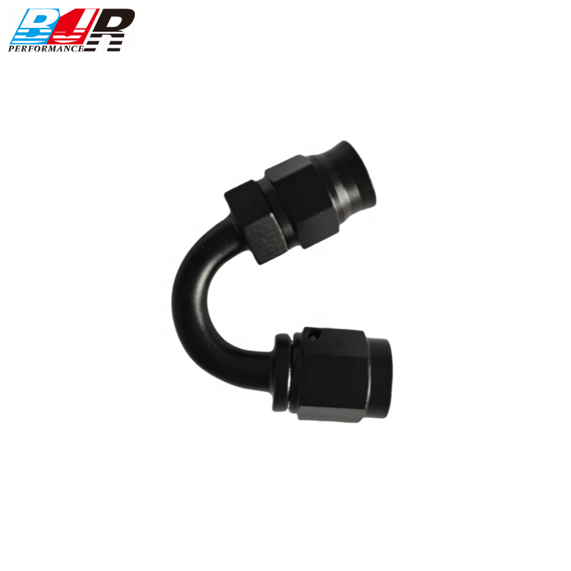 BJR Performance Parts Aluminum 150 Degree Forged Hose Ends Brake Quick Release AN3 PTFE Fittings