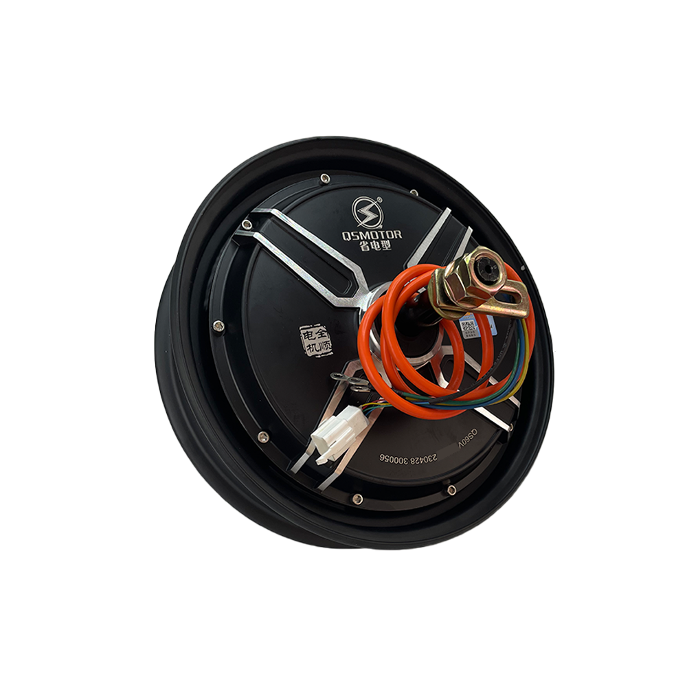 QSmotor 10 "V2 35H 1.2kW 16 Axis Drum Brake DC Brushless and Toothless Energy-saving Motor
