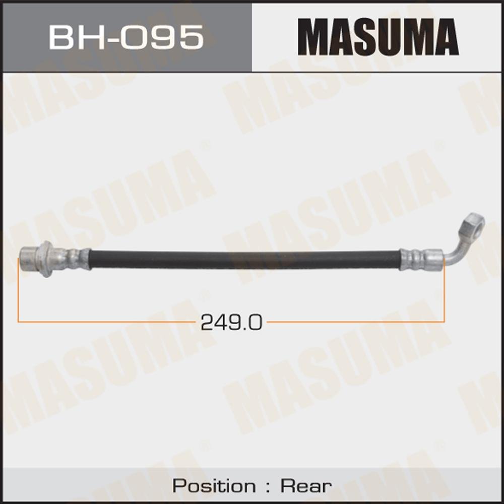 BH-095 MASUMA Auto Brake System Repair Rear Brake Hose 90947-02A07 90947-02A09 90947-02F25 for TOYOTA LAND CRUISER PRADO URJ150L