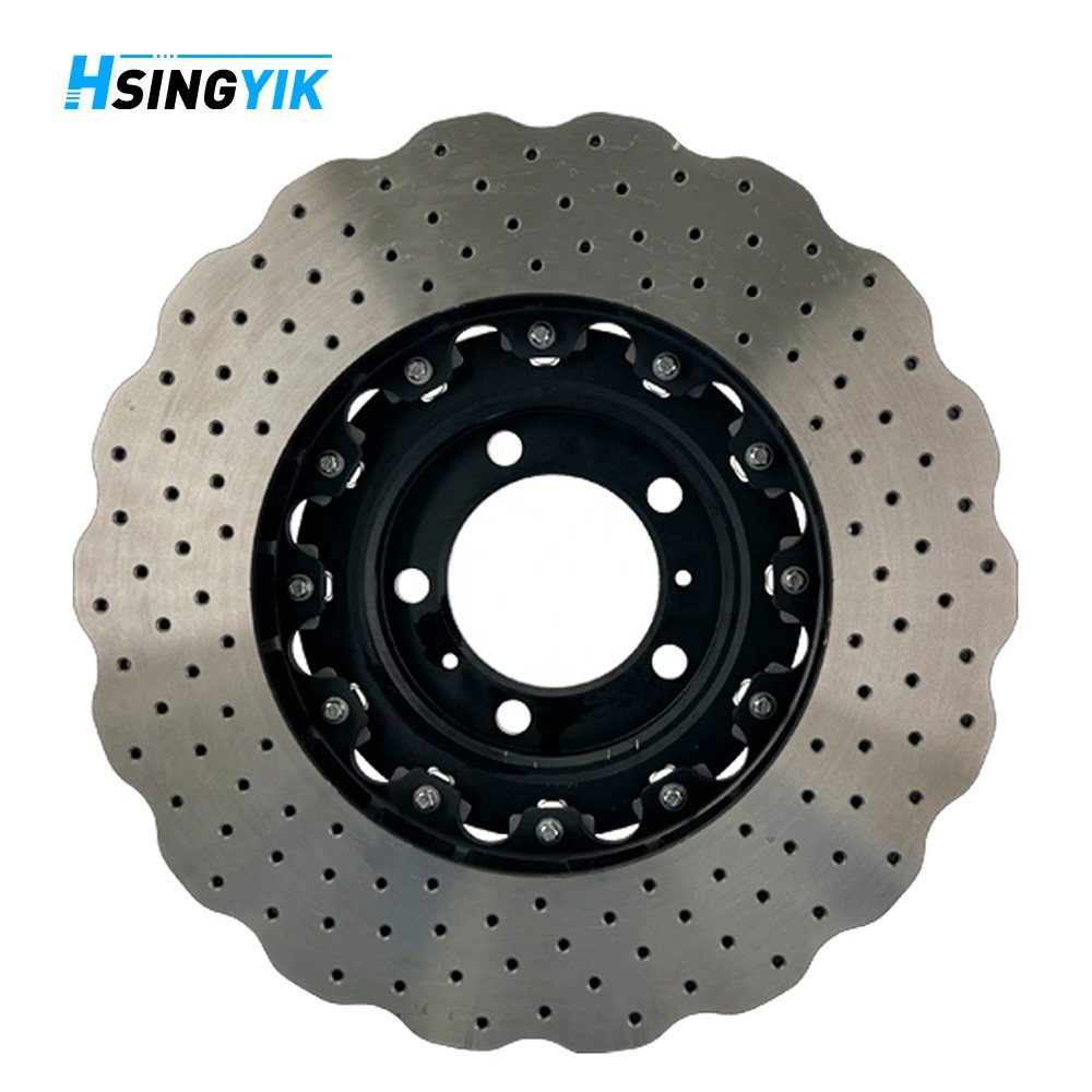 Hsingyik Front Upgrade 2 Piece Floating Brake Rotor 97035140500 for Porsche Panamera (970) 97035140600