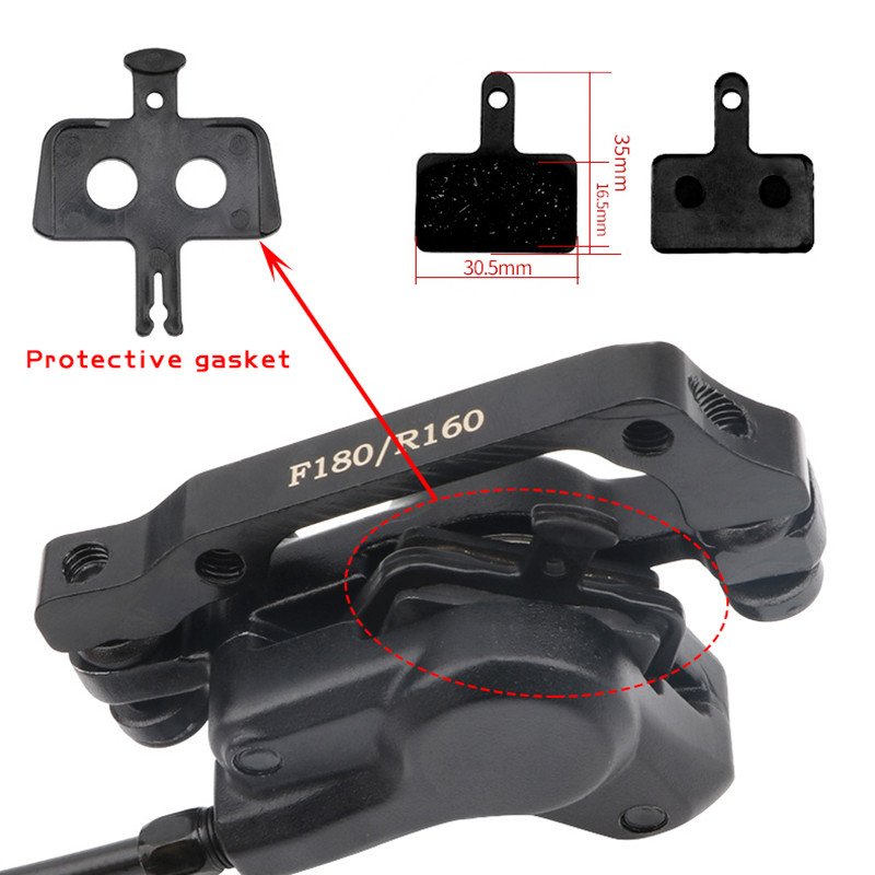 M800 MTB Bicycle Brake Hydraulic Disc Brake 800mm/1400mm DH AM FR Mountain Bike Oil Pressure Caliper Clamp Brake