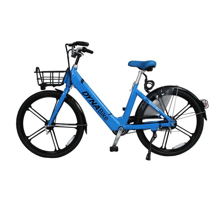 36V 350W Customized Pedal Assistant Sharing Electric Bicycle City Bike Share E Bike Rental