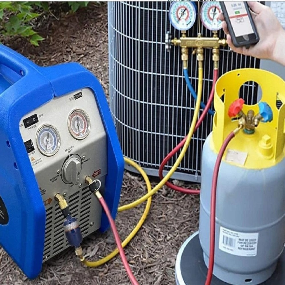 Made in China HVAC Tools Single Cylinder Portable Refrigerant Recovery Machine