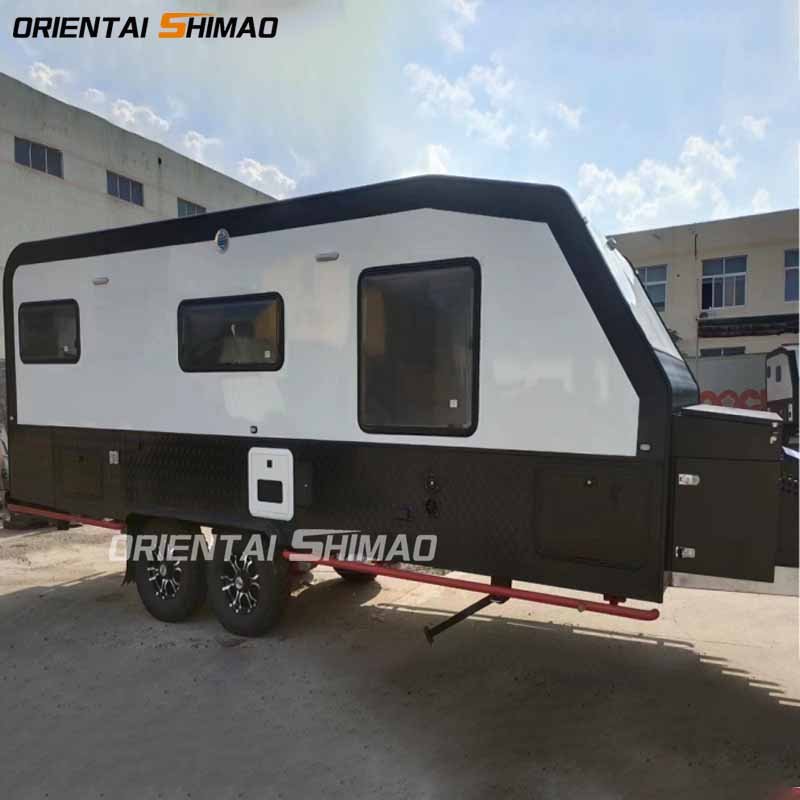 Oriental Shimao Pop up Offroad Outdoor China Motorhome Travel Rv caravan Camper Trailer with Bathroom