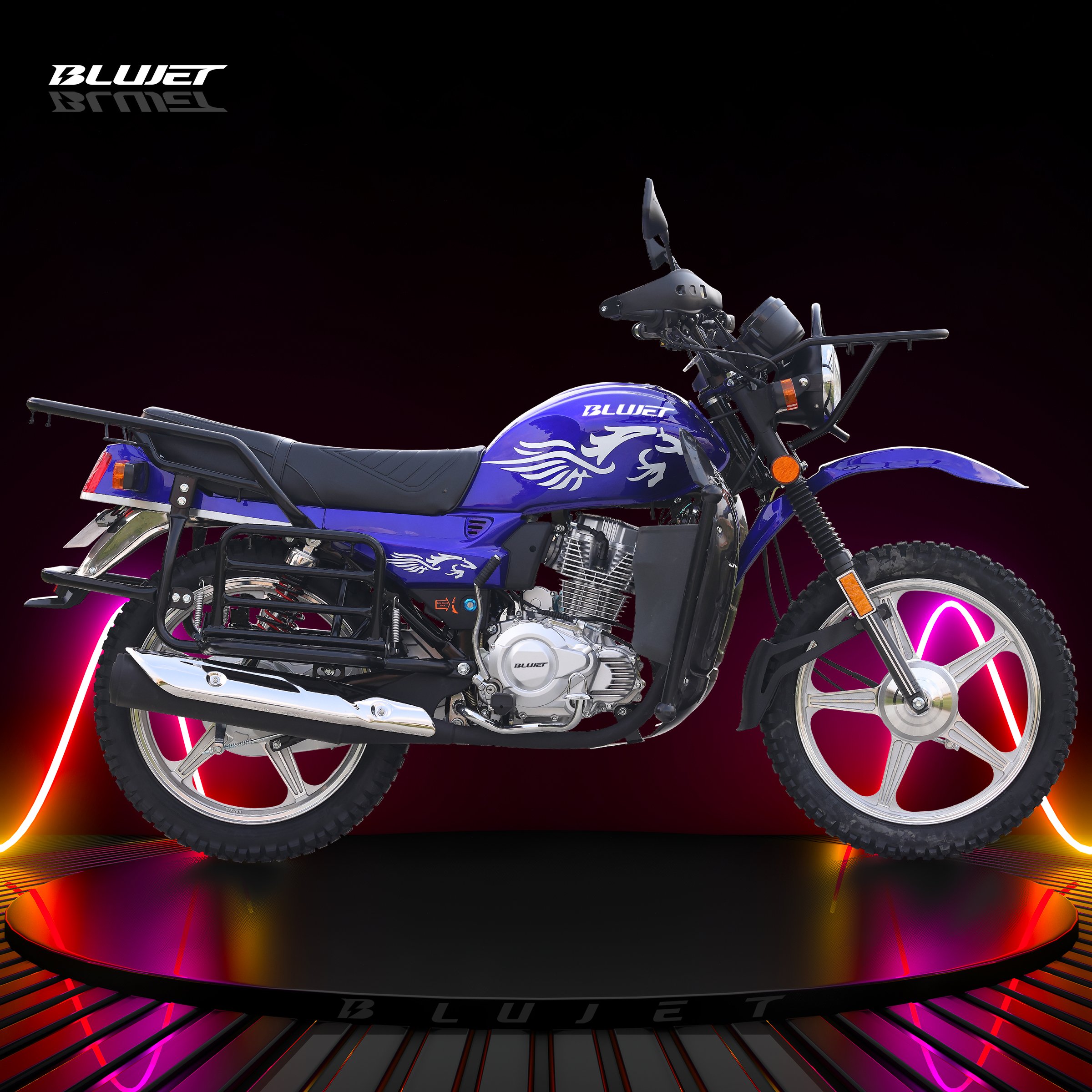 CGL200 Kazak New 200cc Street Motorcycle Push Rod CG200 Engine Digital Meter Disc Brake for Latin America Market