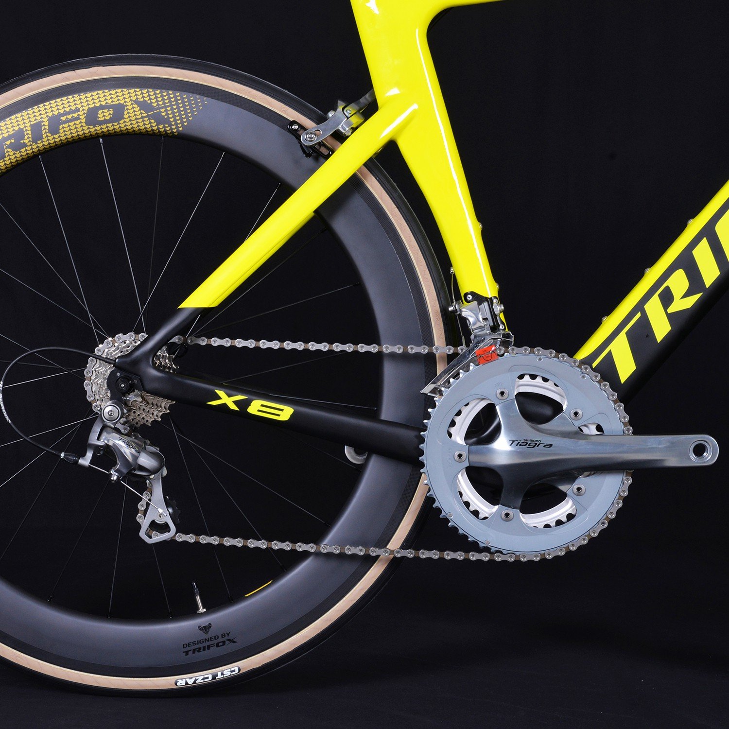 TRIFOX Wholesale Aero Racing Light Weight Full Carbon Road Bike Carbon Fiber 700C Road Bike Cycle for Man Road Bike