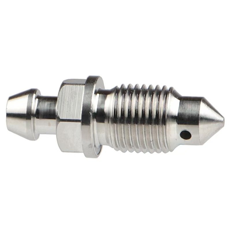 Stainless Steel Titanium Speed Nipple Brake Caliper Oil Drain Exhaust Bleeder Bleed Metric M2 Screw