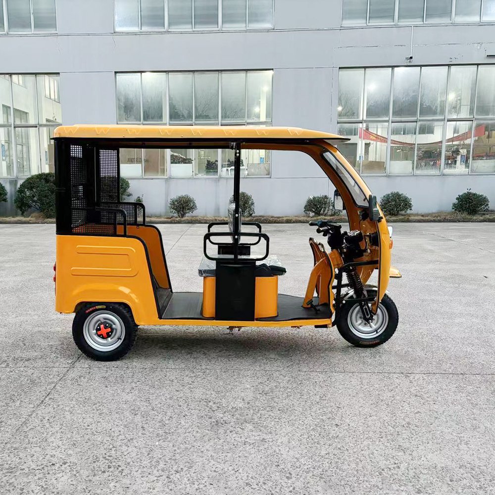 Factory Directly Supply 3 Wheel Tricycles Drum Brake Tuk Tuk E-rickshaw Electric Tricycles for Passenger