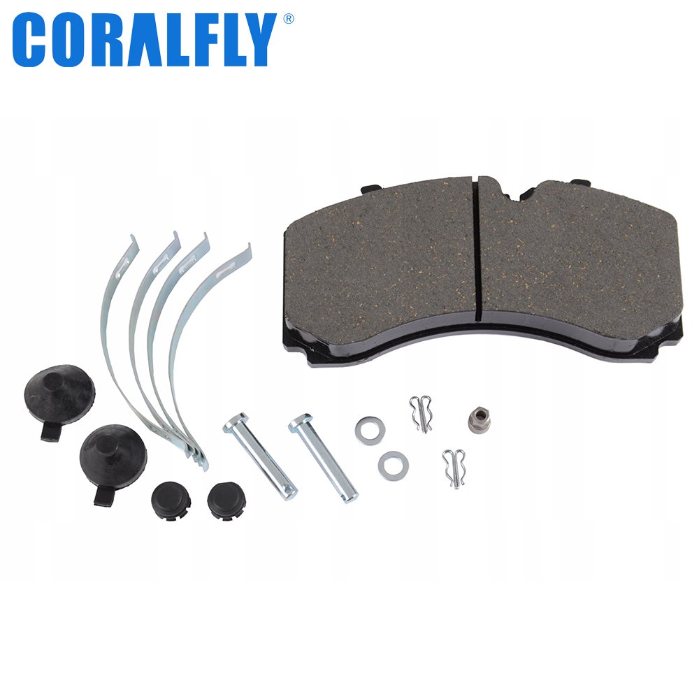Coralfly Akebono Brake Pads Sintered Brake Pads Wva 29318 Custom Cheap Wholesale Price Heavy Truck Brake Pad