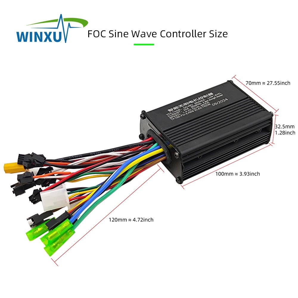 36V 48V 500W 25A Sine Wave Brushless Motor Driver Controller S810 810 LED Display Panel Set for Electric Bicycle Scooter Repair
