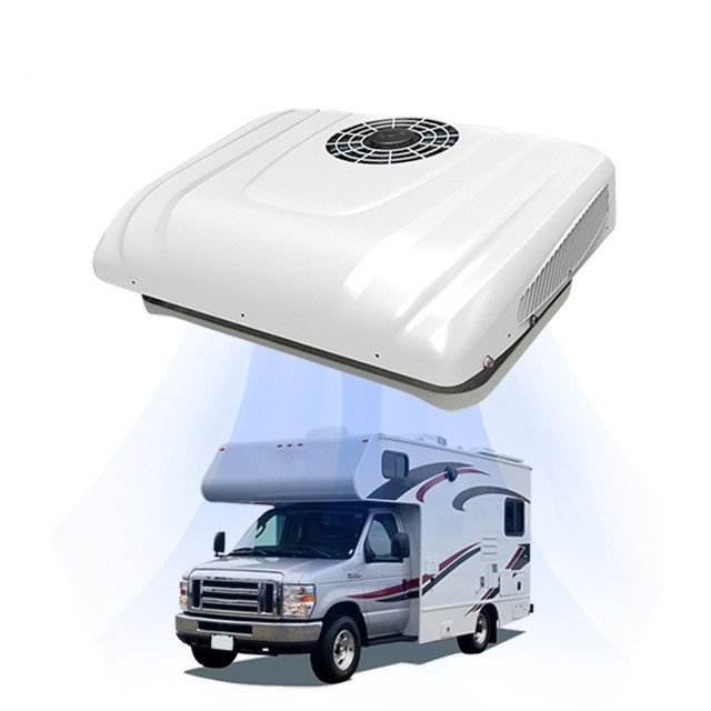 Manufacturer 12V Roof-top air Conditioner Electric Overhead All-in-one Truck Conditioner for Truck Car About Camper Van RV