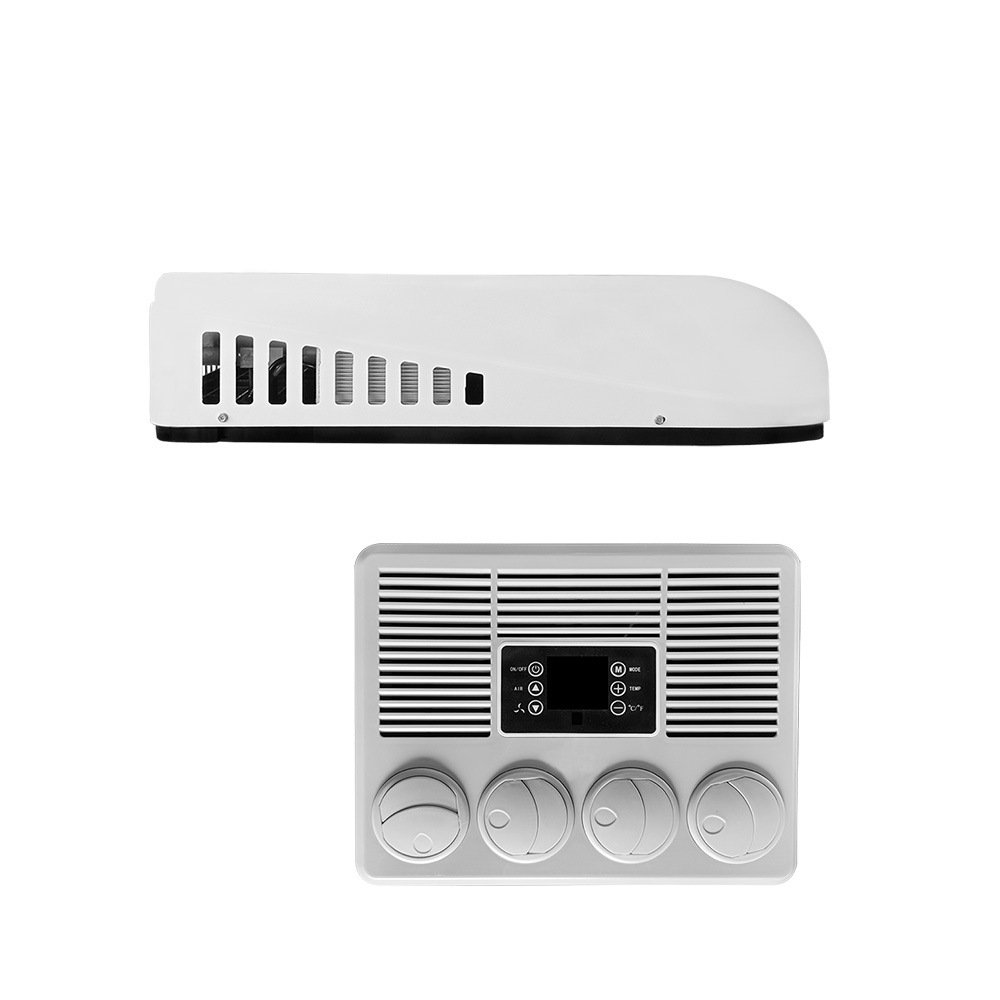 Manufacturer 12V Roof-top air Conditioner Electric Overhead All-in-one Truck Conditioner for Truck Car About Camper Van RV
