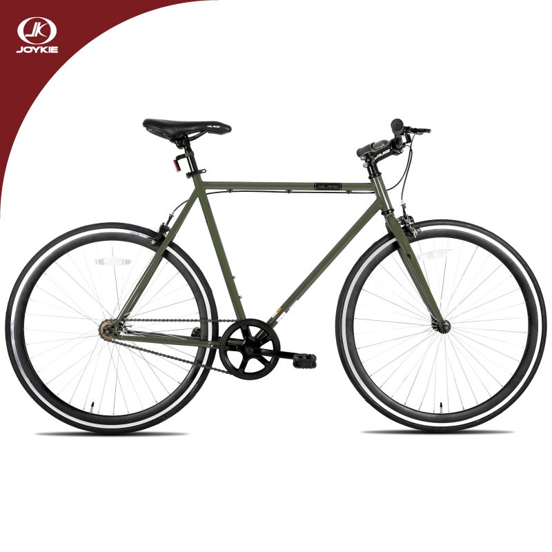 JOYKIE Classic Vintage Retro Steel 54cm 700c Freestyle Fixed Gear Bike Single Speed Fixie Bike