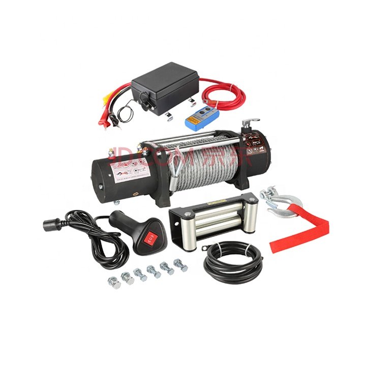 Mini Automatic Brake Permanent Magnet Motor 12v/24v 12000lbs Electric Winches for 4*4 Off-road Electric Winch