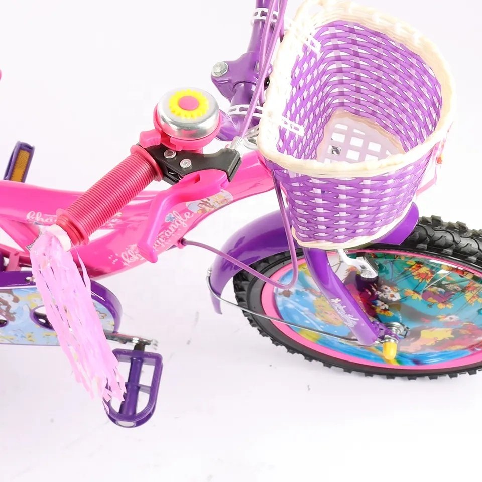 Kids High Quality Bike Child Small Bicycles/ Cycle for Kids Princess Bike with Doll Seat with Wheel Card Girls Bicycle 12 14 16
