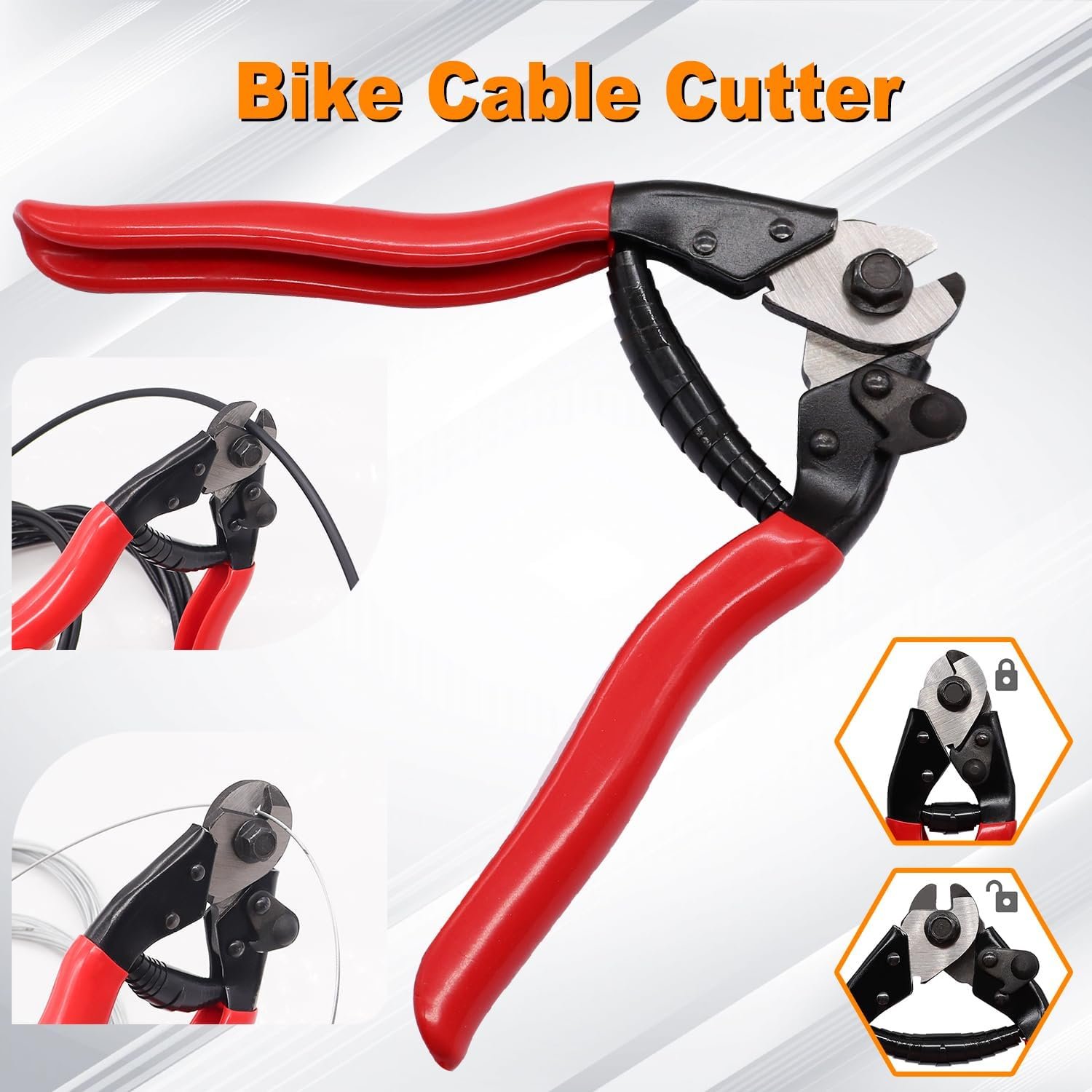 87pcs Universal Bike Cable Kit Stainless Steel Wire Cutter Brake Cable Housing Shifter Cable Housing End Multifunction Tools